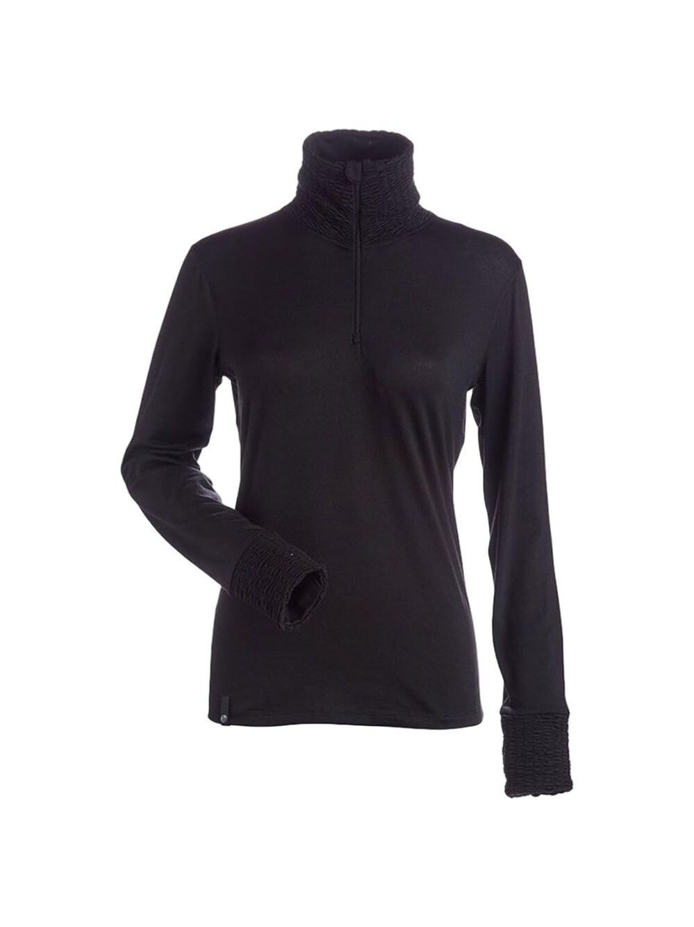 NILS ‘Holly’ Quarter Zip Ruched Turtleneck